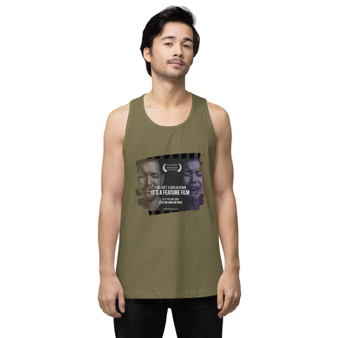 Military-Green product with 'This Is Not A Breakdown Men‚Äö√Ñ√∂‚àö√ë‚àö¬•s Tank Top' design — for soft rebellion and everyday emotional expression.