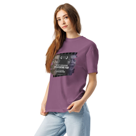 Berry Left unisex garment-dyed heavyweight t-shirt with 'This Is Not A Breakdown Unisex Tee' design — Funny mental health shirts for the emotionally fluent.