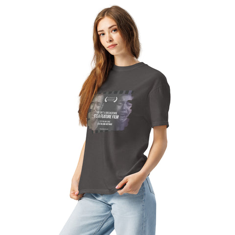 Graphite Left unisex garment-dyed heavyweight t-shirt with 'This Is Not A Breakdown Unisex Tee' design — Funny mental health shirts for the emotionally fluent.