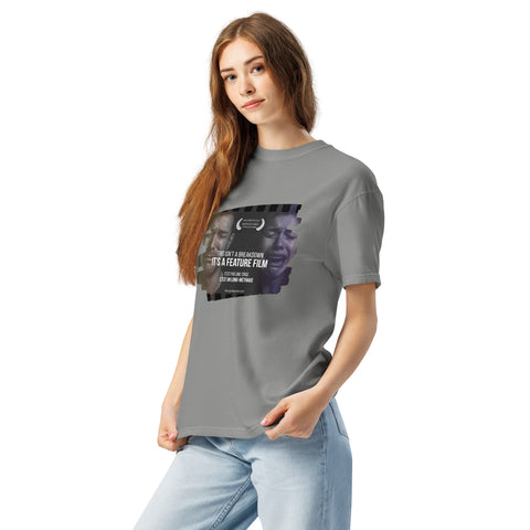 Grey Left unisex garment-dyed heavyweight t-shirt with 'This Is Not A Breakdown Unisex Tee' design — Funny mental health shirts for the emotionally fluent.