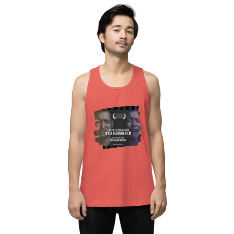 Coral product with 'This Is Not A Breakdown Men‚Äö√Ñ√∂‚àö√ë‚àö¬•s Tank Top' design — for soft rebellion and everyday emotional expression.