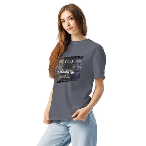Denim Left unisex garment-dyed heavyweight t-shirt with 'This Is Not A Breakdown Unisex Tee' design — Funny mental health shirts for the emotionally fluent.