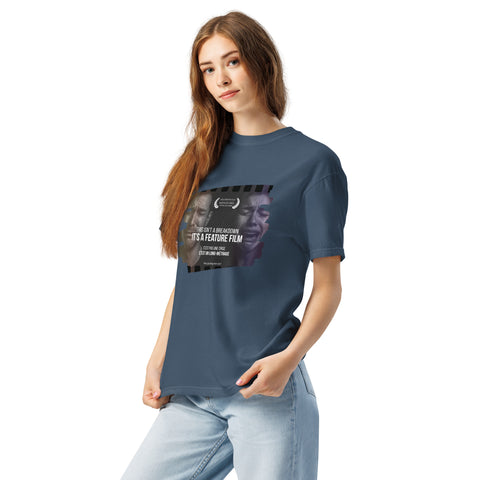 Midnight Left unisex garment-dyed heavyweight t-shirt with 'This Is Not A Breakdown Unisex Tee' design — Funny mental health shirts for the emotionally fluent.